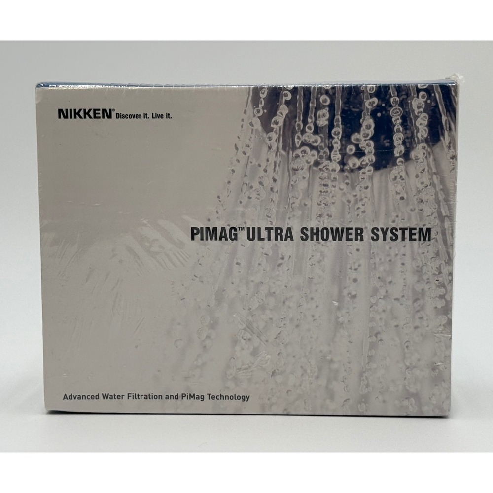 Nikken PiMag Ultra Shower System #1383 New Sealed Wall Mount Water Filter
